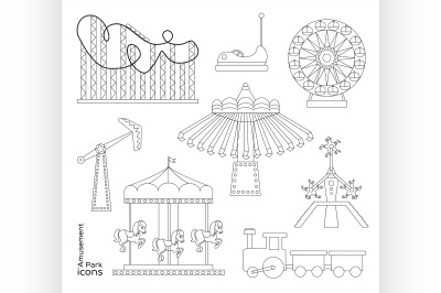 Amusement Park icons