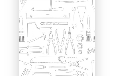 Construction tools pattern