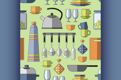 Cooking tools pattern