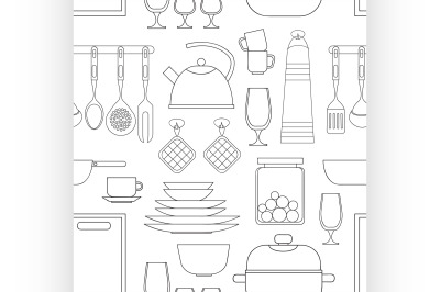 Cooking tools pattern