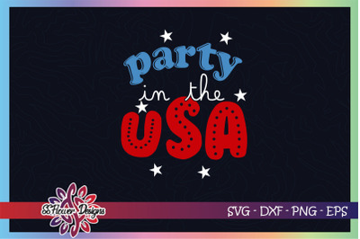 Party in the USA 4th of July Graphic