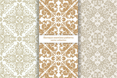 Baroque luxury seamless wallpapers