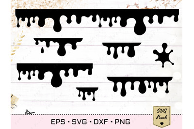 Dripping borders svg