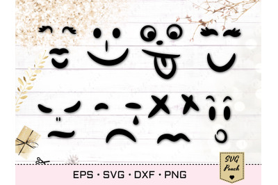 Emoji Faces Svg set