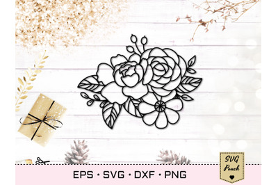 Floral composition SVG