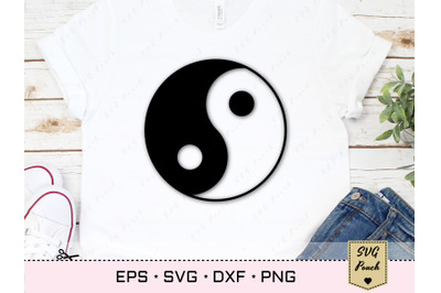 Ying Yang sign SVG