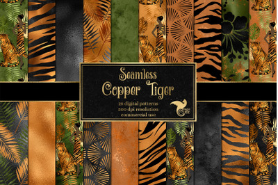 Copper Tiger Digital Paper