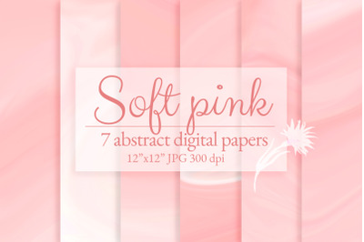 Pink background Set of blush pink textures Abstract backdrop