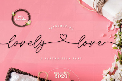 Lovely Love - Heart Font