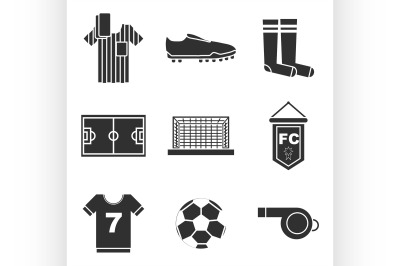 Soccer icon set