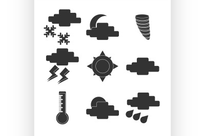 Weather icons set.