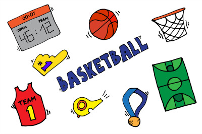 Basketball Vector Elements