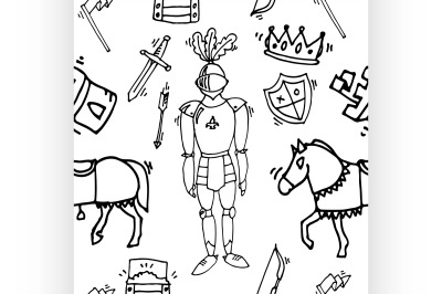 Knight icons pattern