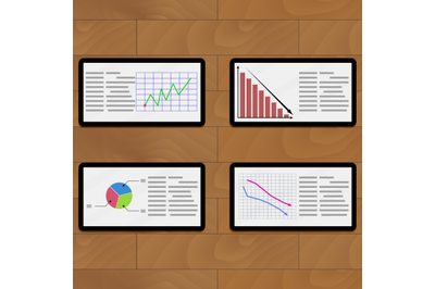 Statistical annual infographic