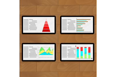 Statistical file on tablets