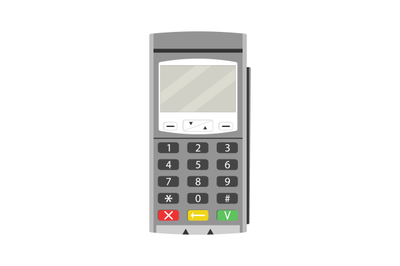 Terminal for payment by card