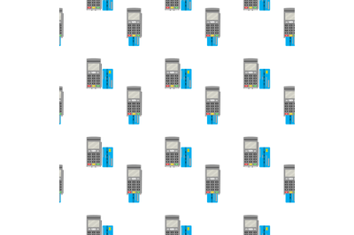 Seamless pattern terminal for payment and card