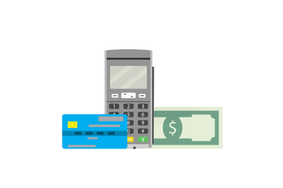 Cashless payments vector