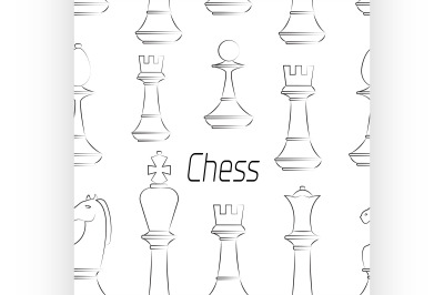 Chess board. Game. Pattern