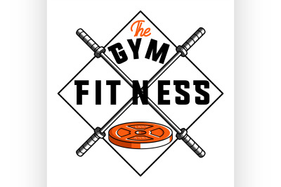 Color vintage fitness emblem&2C; lang&3D;&amp;quot;x-repair