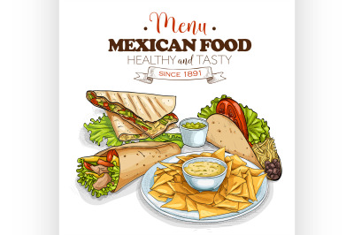 mexican food menu