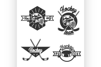 vintage Hockey emblems