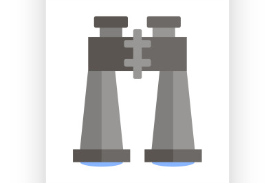 Flat binoculars icon