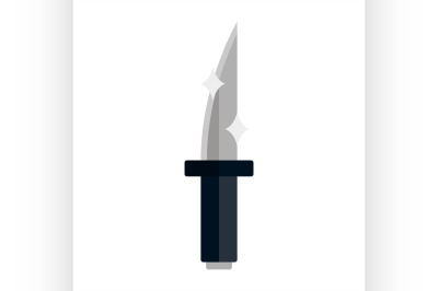 Flat knife icon