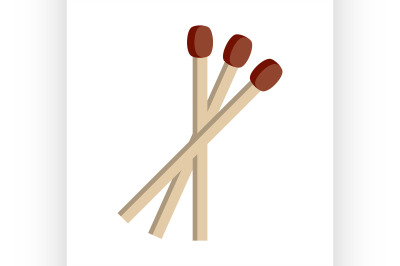 Flat matches icon