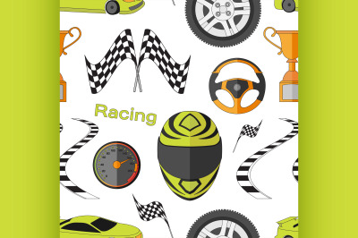 Car Racing pattern