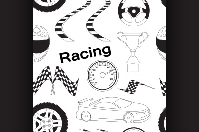 Car Racing pattern