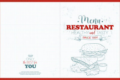 Cover Scetch horisontal menu design