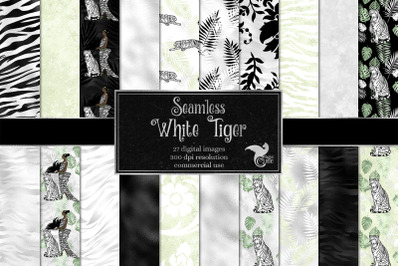 White Tiger Digital Paper