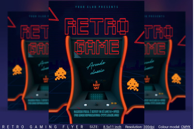 Retro Gaming Flyer