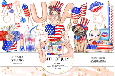 4TH OF JULY Clipart