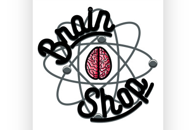 Color vintage scientific shops emblem