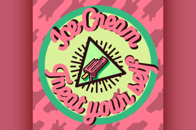 Ice cream banner