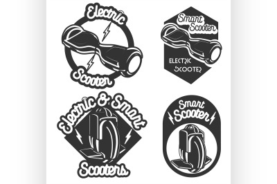 Smart Self Balancing Electric Scooter emblems