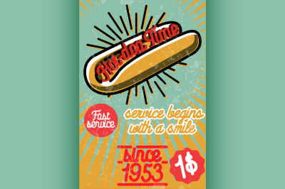 Fast food banner