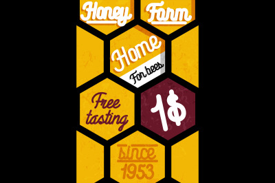 Honey farm banner