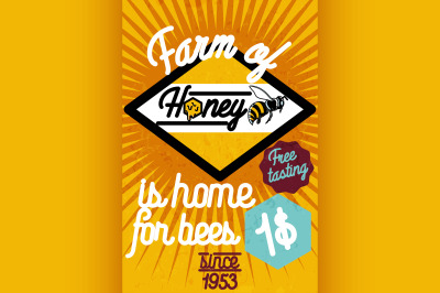 Honey farm banner