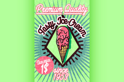 Ice cream banner