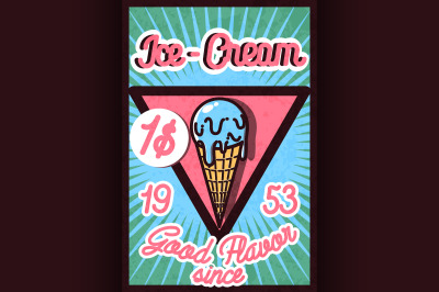 Ice cream banner