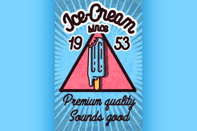 Ice cream banner