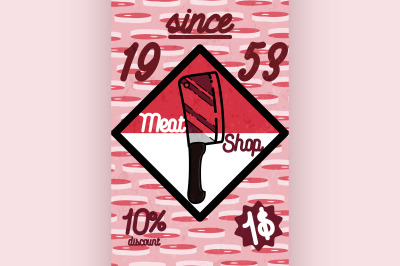 Meat store banner