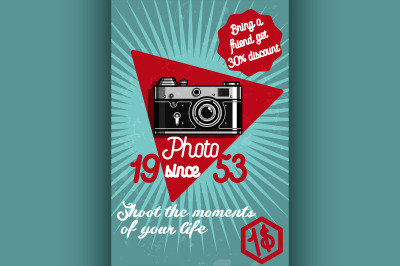 Photography color banner