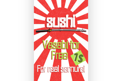 Sushi color banner