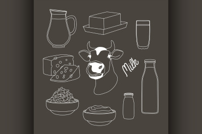 Milk set products