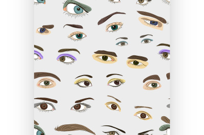 Colored Eyes set pattern