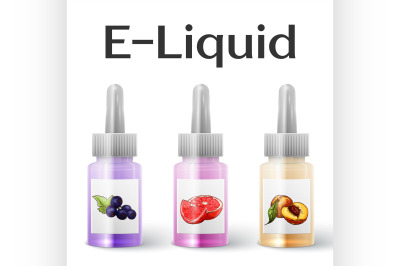 Vector E-Liquid illustration